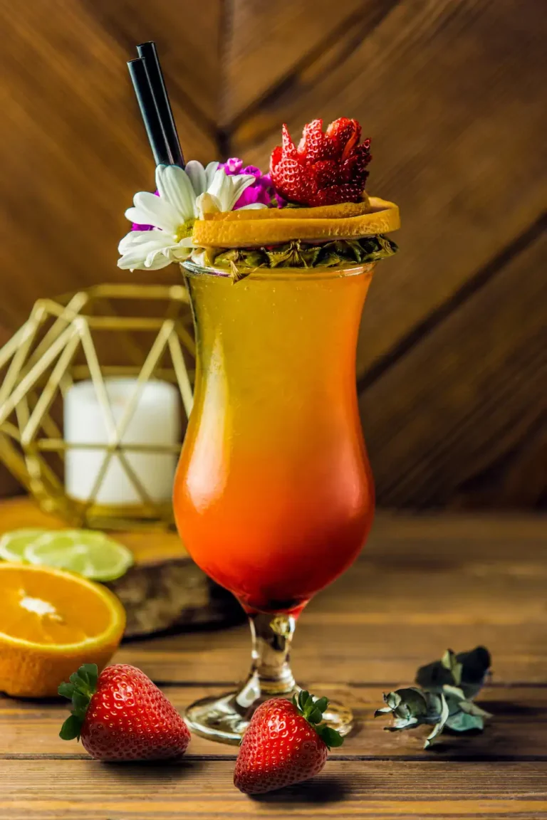 Tropical fruit cocktail