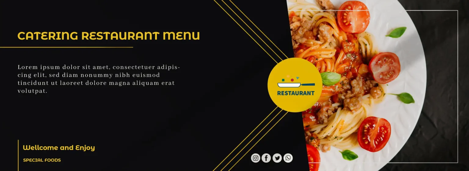 menu page header